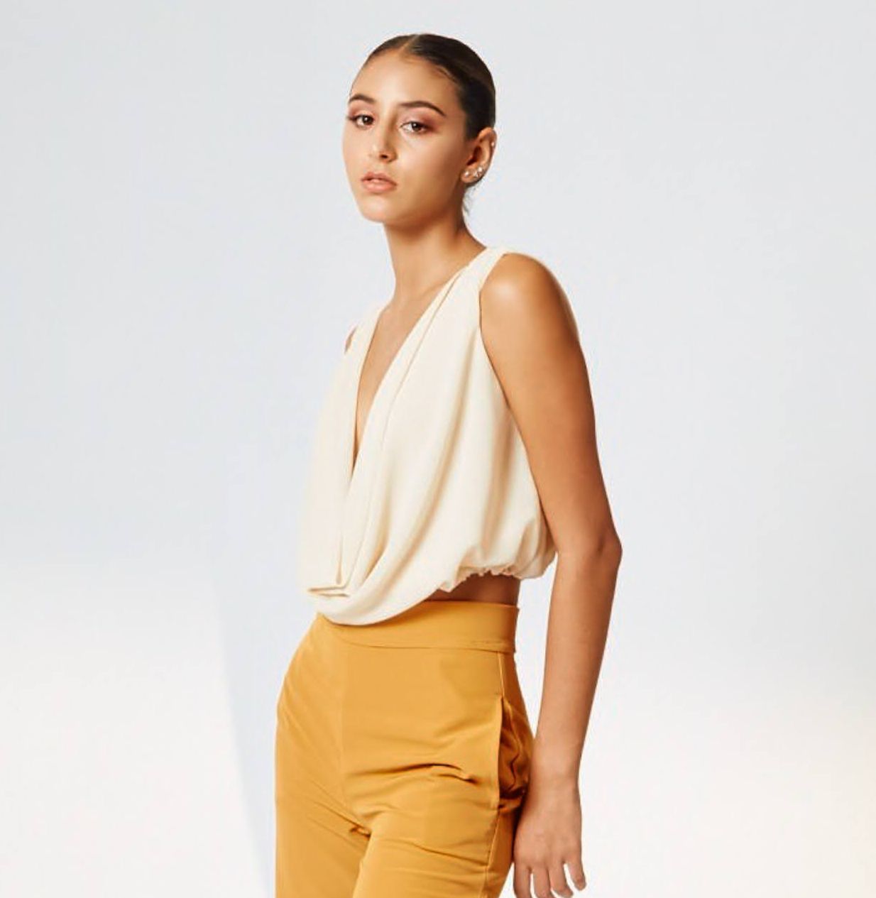 Desert Drape Blouse — Leslie Serratos